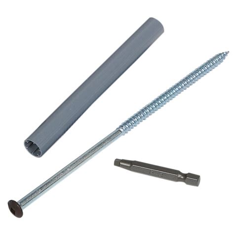 The Amerimax 1.5-in galvanized zinc-coated gutter hook screws (25-Pack) resist rust making them perfect for use outdoors. These are for vinyl gutters to secure hooks, drop outlets and joiners to fascia trim. The convenient multi-pack offers more screws to better suit your installation needs. Ideal for fastening traditional gutter hooks .... 