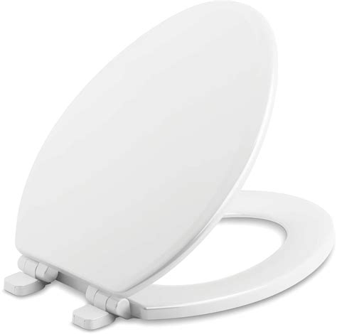This Stonewood toilet seat offers a versatile design that complements many bathroom styles. Compatible with most round-front one- or two-piece toilets, the compression-molded wood seat provides a substantial look and feel. Color-matched plastic hinges. Compression-molded wood provides a look and feel that cannot be achieved with other seat .... 