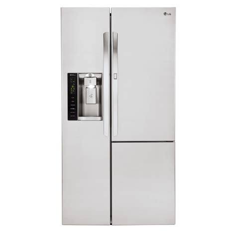 Lowes lg side by side refrigerator. Frigidaire. 22.3-cu ft Side-by-Side Refrigerator with Ice Maker (Stainless Steel) ENERGY STAR. 4457. #10. 