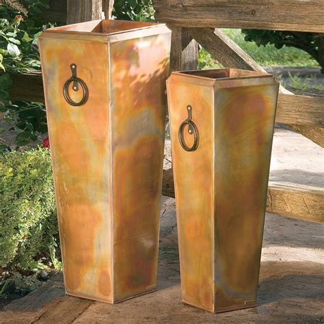 Arcadia Garden Products. 25-in W x 9-in H Solstice Wall Trough- 24 Metal Indoor/Outdoor Planter. Model # 1529. Find My Store. for pricing and availability. 3. Material: Metal. Container Size: Large (25-65 quarts) Shape: Rectangle.. 