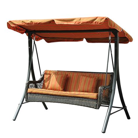 Find 60 Inch Tall porch swing & glider canopies at Lowe's today. Shop porch swing & glider canopies and a variety of outdoors products online at Lowes.com. ... / Patio Furniture / Swings & Gliders ... Compare. Siavonce Durable Steel Frame Outdoor Swing Canopy with Adjustable Shade - Beige/Tan, 67.5-inL x 44-inW x 60-inH, Weather Resistant .... 