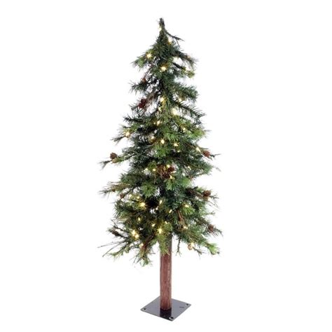 Lowes pre lit slim christmas trees. Ring in the season with the Holiday Living 4.5 ft pre-lit Cristen artificial Christmas tree with clear lights. This tree boasts 423 natural-looking branch tips, while the 200 clear incandescent lights illuminate your home and festivity. Easy to assemble and shape, this Evergreen also includes a sturdy tree stand for easy setup. 