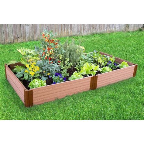 Shop All Things Cedar 24-in W x 48-in L x 11-in H Red Cedar Raised Garden Bed in the Raised Garden Beds department at Lowe's.com. Handcrafted with untreated Western Red Cedar, our stackable raised bed system is the answer to your urban gardening needs and sets-up indoors or outdoors in
