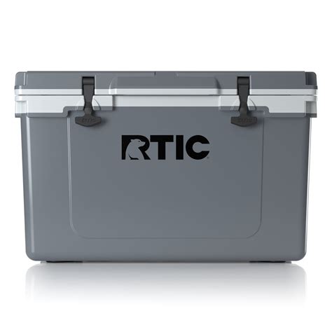 The RTIC 45 QT Ultra-Tough Cooler is built tough to handle any adventure, year after year. This midsize multi-purpose rotomolded cooler fits up to 58 cans and has up to 2.4'' of closed cell foam insulation to lock in the cold for multiple days. It also features nylon rope handles for easy carrying and a rapid v-drain system for hands-free draining.. 