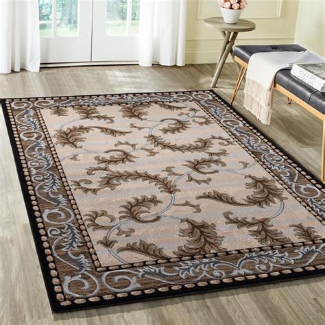 Surya. Daytona beach 8 X 10 Medium Grey Indoor/Outdoor Medallion Global Area Rug. Model # DYT2312-71010. Find My Store. for pricing and availability. 5. Compare. allen + roth with STAINMASTER. Indy Fringe Performance 8 x 10 Beige Indoor/Outdoor Border Area Rug.. 