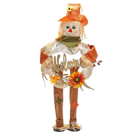 6. Glitzhome. 2.25-ft Pumpkin Yard Decoration Yard Stake. Model # 2005600030. Find My Store. for pricing and availability. 1. Worth Imports. 3-ft Happy Harvest Yard Decoration Scarecrow (2-Pack). 