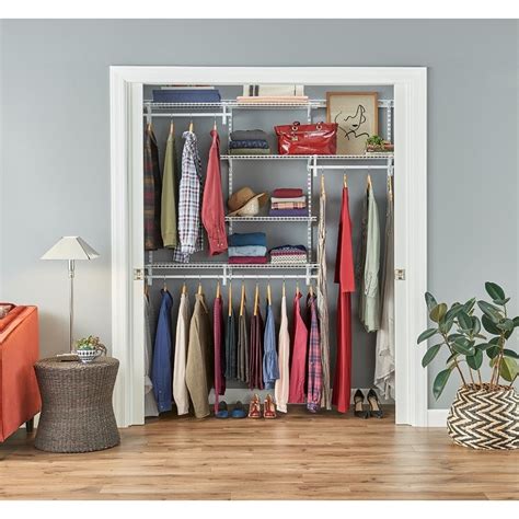 For your bedroom, freestanding closet shelves work well for