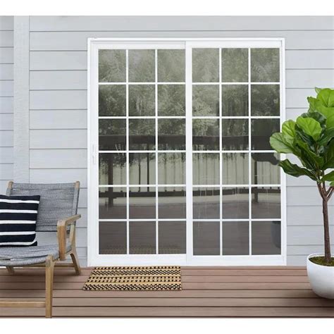 Lowes sliding doors exterior. Sort & Filter (2) Common Size (W x H): 48-in x 80-in Door Type: Sliding. Clear All. Multiple Options Available. Pella. Wood Sliding Patio Screen Door. Find My Store. for pricing and availability. Multiple Options Available. 