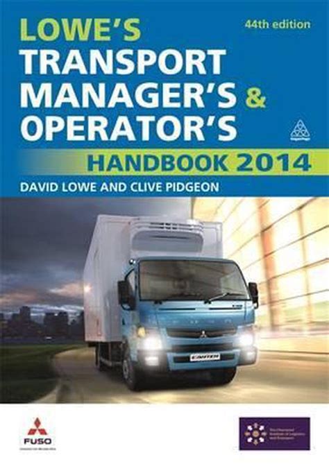 Lowes transport managers and operators handbook 2014. - Manuale di riparazione del motore tecumseh lh358sa.