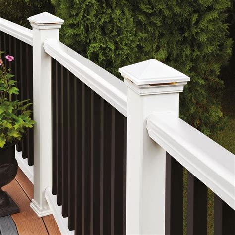 Select 91.5-in x 2.75-in x 36-in Classic White Composite Deck Stair Rail Kit. Model # WTRD0836SSELK. Find My Store. for pricing and availability. 7. VEVOR. Classic 37.6-in x 2.4-in x 41.7-in Black Steel Deck Stair Rail Kit. Model # 4FTHWTYFSBLACK001V0. Find My Store.. 