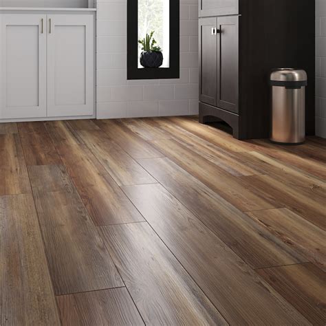 SMARTCOREBy COREtec Floors Lanier Hickory 12-mil x 5-in W x 48-in L Waterproof Interlocking Luxury Vinyl Plank Flooring. Model # LX61700553. 1223. • SMARTCORE by COREtec Floors vinyl flooring is ready for real life and can handle whatever the day throws your way with proven durability even in the busiest of homes.. 