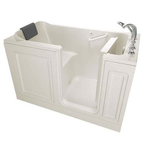 Aspen 31-in x 60-in x 85-in White 3-Piece Bathtub and Shower Combination Kit (Left Drain) Model # 101023-000-001-004. Find My Store. for pricing and availability. 5. Sterling. Store+ 30-in x 60-in x 78-in White 4-Piece Bathtub and Shower Combination Kit (Right Drain) Model # 71470122-0. Find My Store.. Lowes walk in tub