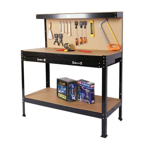 Lowes workbench. Adjustable Height 96-in L x 41-in H Hammered White Hardwood Adjustable Height Work Bench. Gladiator. 74-in L x 41-in H Hammered White Wood Adjustable Height Portable Work Bench. 62. Color: White. NewAge Products. 48-in L x 43-in H White Stainless Steel Adjustable Height Portable Work Bench. 32. Color: White. 
