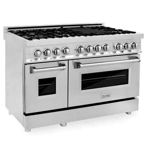 Shop ZLINE KITCHEN & BATH Gas range 36-in 6 Burners 4.6-cu ft Convection Oven Freestanding Natural Gas Range (Black Stainless Steel) at Lowe's.com. Luxury isn't meant to be desired - its meant to be attainable. Designed in Lake Tahoe, USA, the ZLINE 36 in 4.6 cu. ft. Range with Gas Stove and Gas Oven in. 