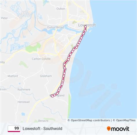 Lowestoft to Southwold - 3 ways to travel via line 99 bus