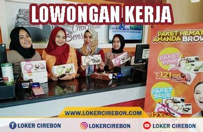 Lowongan kerja Karyawan Harian Lepas Amanda Brownies Cirebon