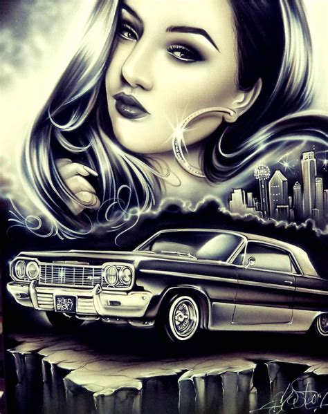 Oct 2, 2015 - Explore J B's board "LOYALS DRAWING IDEAS" on Pinterest. See more ideas about chicano art, lowrider art, chicano.. 