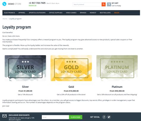 Loyalty Program addon for CSCart