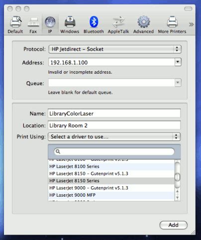 Lpd printing mac.  JetDirect/Socket: This is a very simple print protocol used to t...