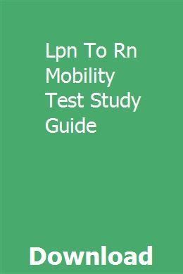 Lpn to rn mobility test study guide. - Viali di firenze, implicazioni economiche sociali e urbanistiche.