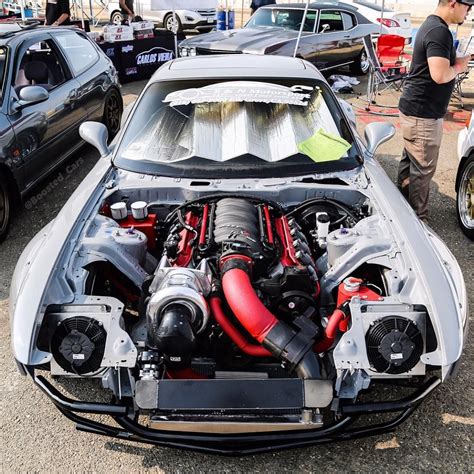 They finished the RX7 a few months back, but since, James has blown the ProCharger and has decided to turbo it and go wide body. The Miata. Janna currently dailys a 370z and a stock 1993 Mazda Miata LE, but also has an LS-swapped ’92 Miata. The ’92 was passed down from her mother and Janna received it with a blown motor, so the hunt …. Ls swap rx7
