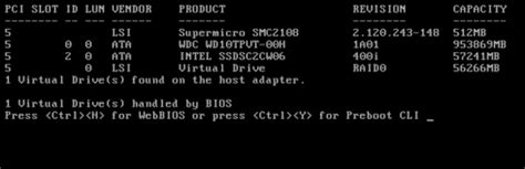 Lsi raid software.  Additionally, Licensee may not remove, efface or The WebBIOS utility...