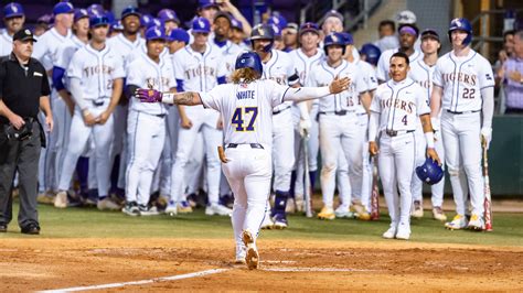 Lsu badeball. Share. Game #1. BATON ROUGE, La. – LSU left-hander Gage Jump recorded five shutout innings Saturday, and leftfielder Ethan Frey and designated hitter Hayden Travinski each produced three RBI as ... 