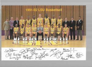 Lsu basketball roster 1991. After leaving LSU in April 1992, he was the number-one pick of the National Basketball Association Draft by the Orlando Magic and signed a multi-year contract estimated at over $40 million. In ... 