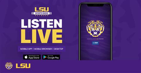 Lsu sports radio app. LSU will face Kansas State at 2 p.m. CT Friday, Iowa at 12 p.m. CT Saturday and Sam Houston at 4 p.m. CT Sunday. Fans may sign up now to watch LSU baseball this weekend in the Karbach Round Rock ... 