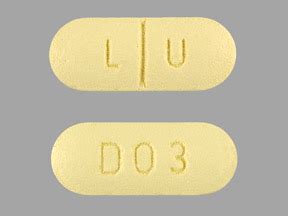  LU D03 Color Yellow Shape Oval View details. 1 / 3 Loading. LU M73. Previous Next. Doxycycline Monohydrate Strength 100 mg Imprint LU M73 Color Brown & Yellow Shape ... . 