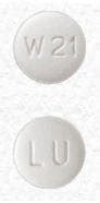 Pill Imprint L U W22. This white round pill with imprint L U W22 on it has been identified as: Escitalopram 10 mg (base). This medicine is known as escitalopram. It is available as a prescription only medicine and is commonly used for Anxiety, Bipolar Disorder, Body Dysmorphic Disorder, Borderline Personality Disorder, Depression, Fibromyalgia .... 