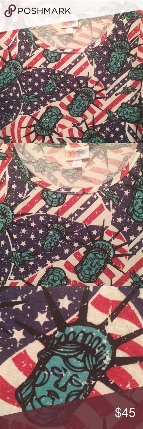 LuLaRoe Irma Tee Shirt Statue Of Liberty, Size Small - eBay