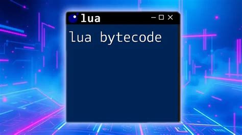 Lua bytecode online.  You can use it as a template Unlocking Lua Bytecode: A Simple G...