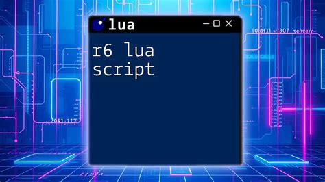 Lua script.  Unlock the power of Lua scripting with our comprehensive resources, tutori...