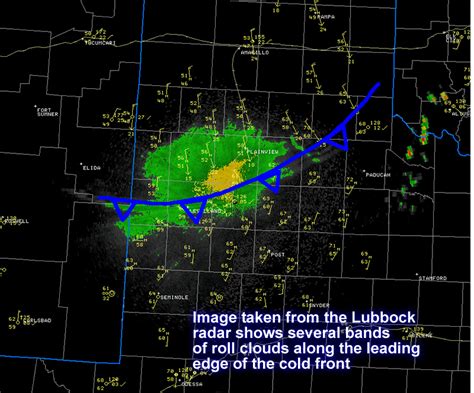 Base Reflectivity Doppler Radar loop for Lubbock TX,