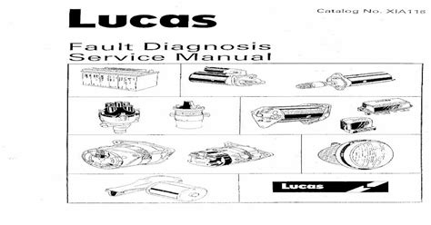 Lucas fault diagnosis service manual gomog. - 2015 honda crf 230 manuale di servizio.