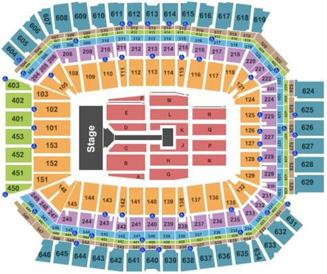 Lucas Oil Stadium 500 S. Capitol Ave ... Seating charts reflect the general layout for the venue at this time. For some events, the layout and specific seat locations ...