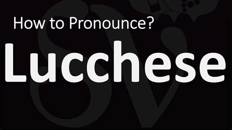 Difficult (1 votes) Spell and check your pronunciation of lucchese Press and start speaking Click on the microphone icon and begin speaking Lucchese. Choose a language to start learning English German Spanish French Italian Russian Portuguese If You Appreciate What We Do Here On PronounceHippo, You Should Consider:. 
