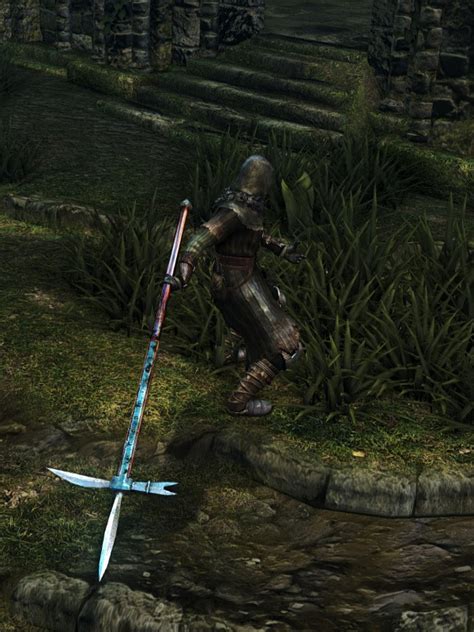 Flamberge is a weapon in Dark Souls 2. A greatsword with an undulating blade. The unique shape is designed to pare the flesh, and is highly effective at causing bleeding. Flamberge literally means "flame blade," but it also seems to bear a certain creature's likeness. Acquired From. Sold by Chancellor Wellager for 4200 souls in Drangleic Castle. 