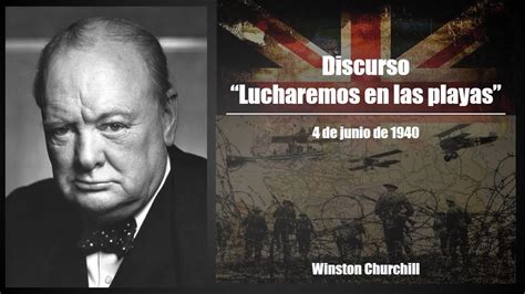 Lucharemos en las playas, Winston Churchill - YouTube