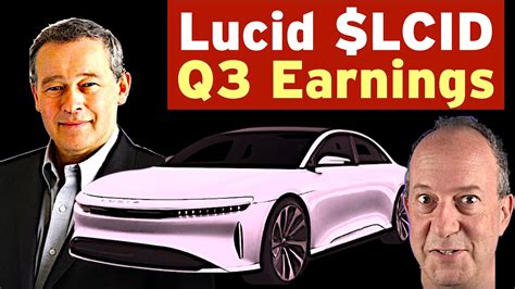 Lucid Group: Q3 Earnings Snapshot