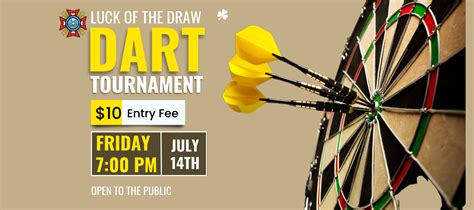 Luck of the Draw Darts Tournament - Facebook