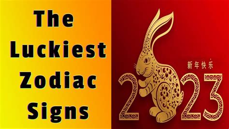 Luckiest Zodiac Signs In 2023