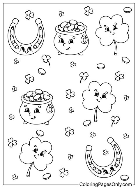 Lucky Charms Coloring Shee