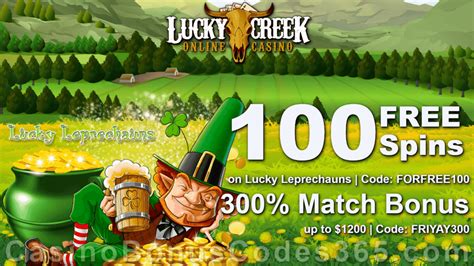 Lucky Creek Match Bonus Codes 