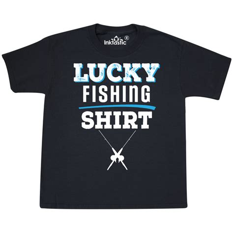 Lucky Fishing Shirt Fisherman Funny Mens Cotton T-Shirt …