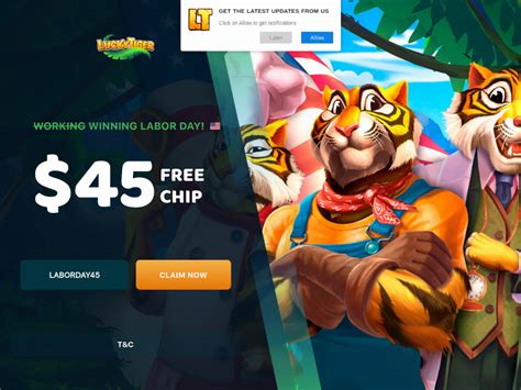 Lucky Tiger Casino 100 $ codes bonus sans dépôt 2022