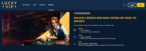 Lucky VIP casino live games Canada