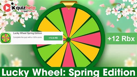 Lucky Wheel Spring Edition Quiz Answers 100% +13 Rbx - YouTube