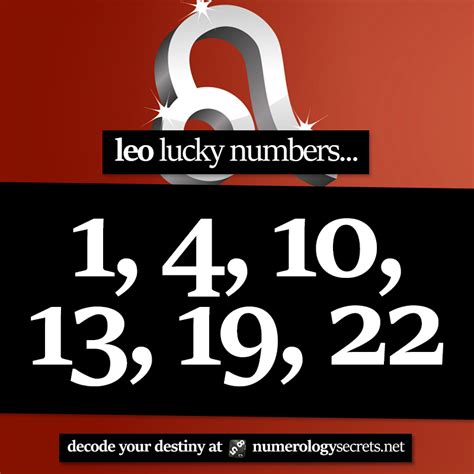 Lucky leo numbers today. Number 22 is considered a lucky number for Leos because it represents balance, harmony, and the ability to bring people together. If you’re a Leo looking to create more harmony and balance in your life, focusing on the number 22 can be a helpful way to tap into your natural ability to connect with others and create positive relationships. 